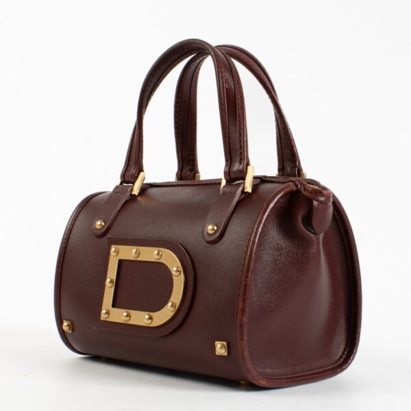 Delvaux Red Mini Astrid Top handle