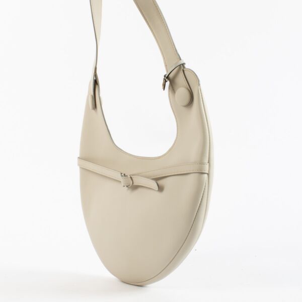 Delvaux White Railway Shoulder Bag