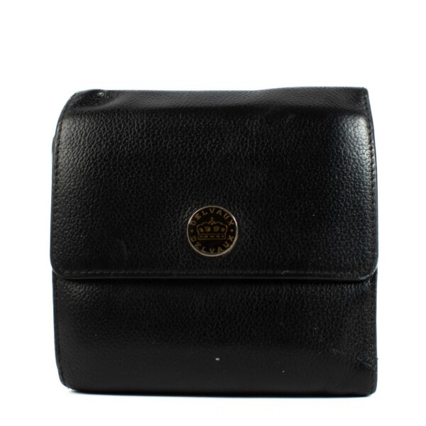 Delvaux Black Fold Wallet