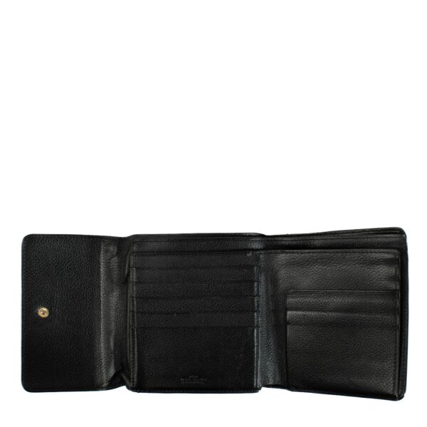 Delvaux Black Fold Wallet