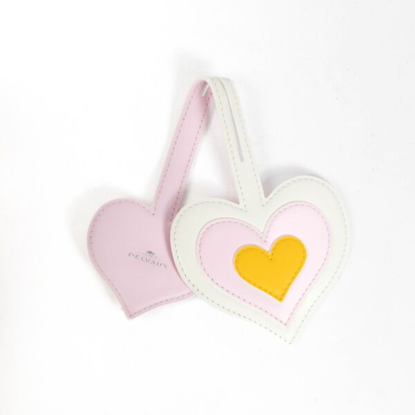 Authentic pre-loved Delvaux Multicolor Leather Heart Charm  on Labellov.com
