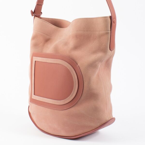 Delvaux Bois de Rose Santiag Nubuck/Allure Pin Bag