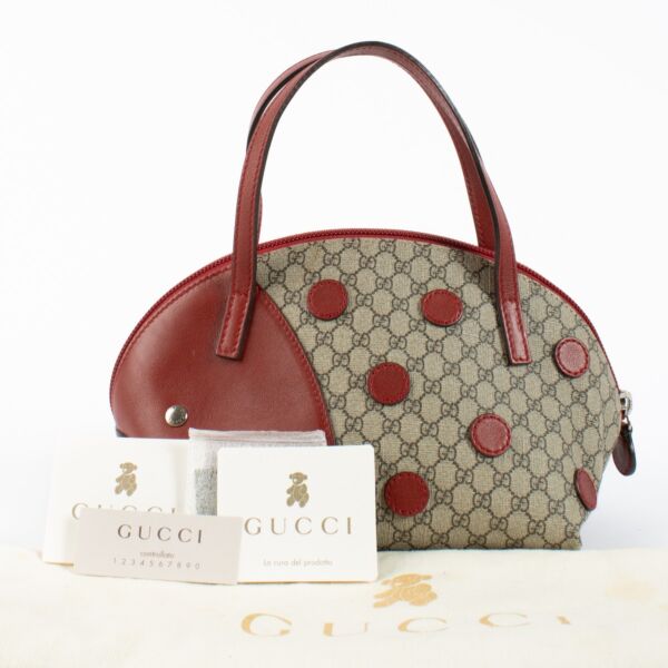 Gucci Kids GG Ladybug Bag