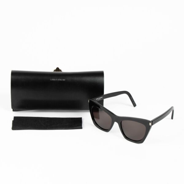 Saint Laurent Black Kate Sunglasses