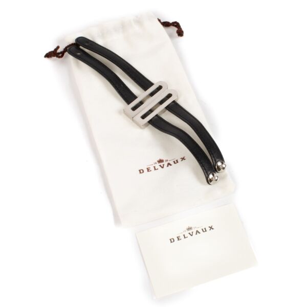 Delvaux Black D Clic Bracelet