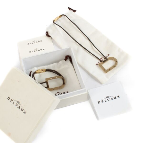 Delvaux Café Grand Necklace and Bracelet Set