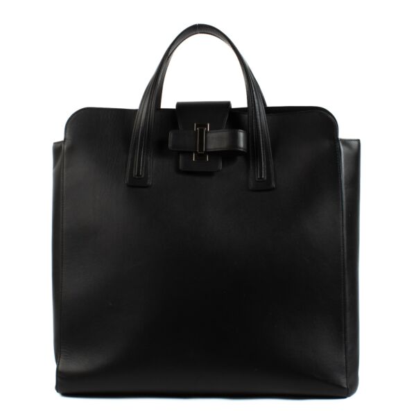 Delvaux Black Simplissime N/S Tote Bag