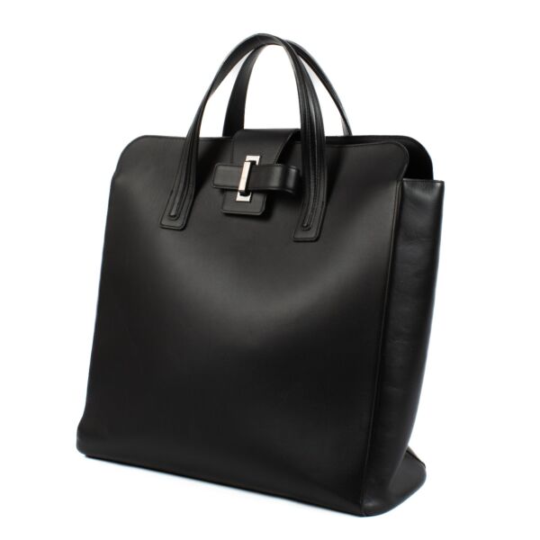 Delvaux Black Simplissime N/S Tote Bag