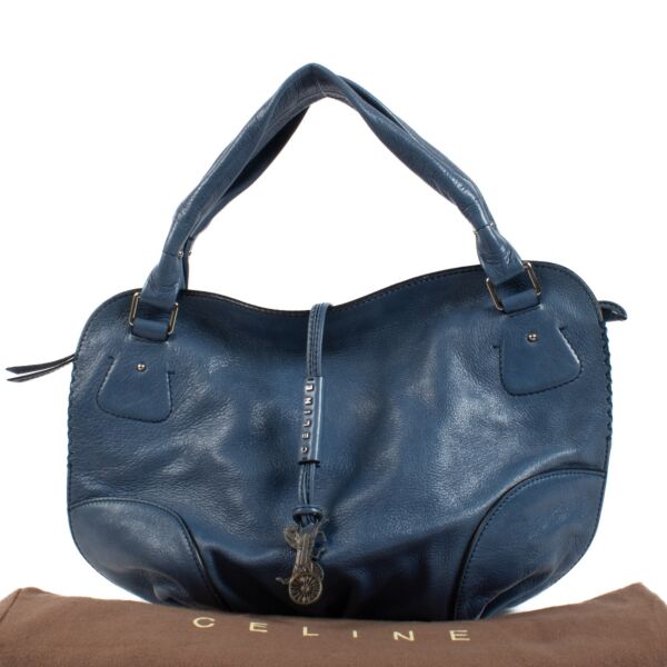 Celine Blue Hobo Bag