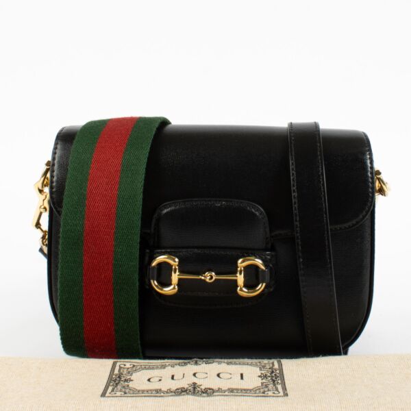 Gucci Black Horsebit 1955 Small Bag