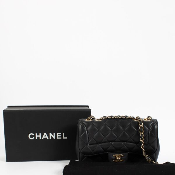 Chanel Black Lambskin Small Mademoiselle Chic Flap Bag