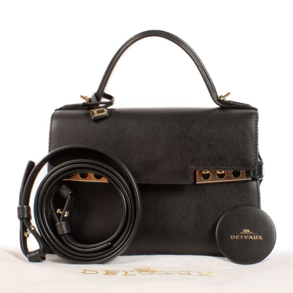 Delvaux Black Calf Souple Tempête Mini