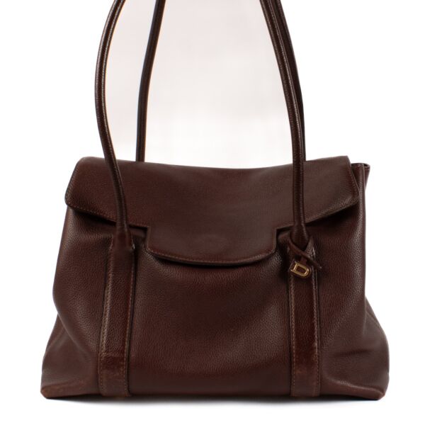 shop 100% authentic second hand Delvaux Burgundy Tote Bag on Labellov.com