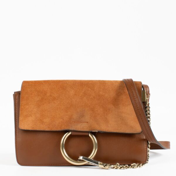 Chloé Camel Faye Shoulder Bag 