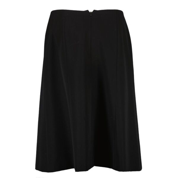 Chanel 02A Black Midi Skirt - Size FR42