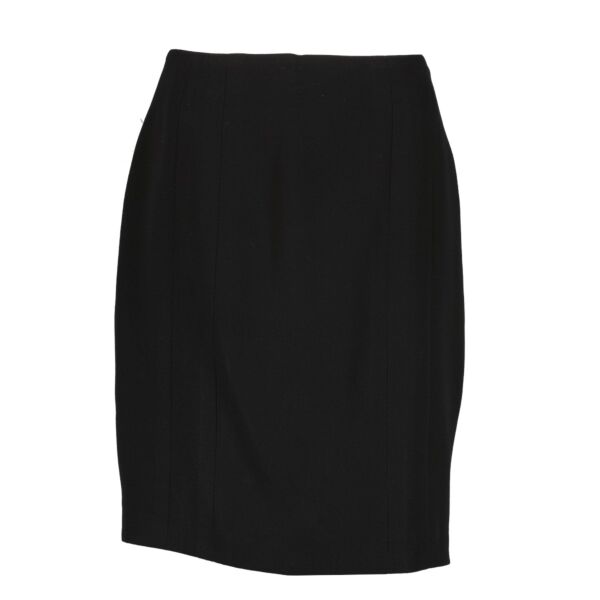 Chanel 94A Black Skirt & Blazer Set - Size FR40