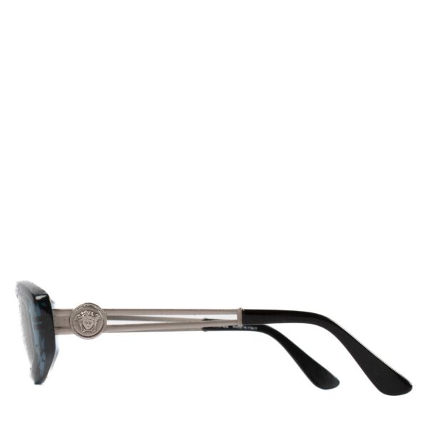 Versace Blue Vintage Medusa Sunglasses