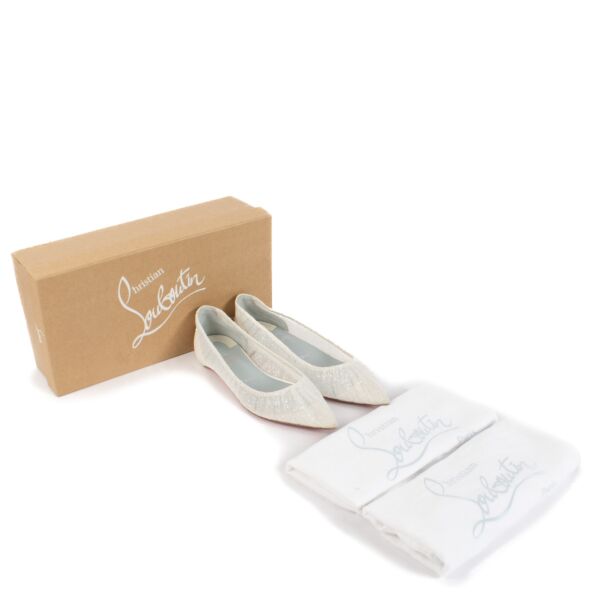 Christian Louboutin Kate Draperia Flats - size 39