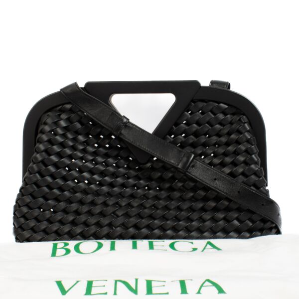 Bottega Veneta Black Medium Point Bag