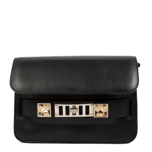 Proenza Schouler Black PS11 Mini Crossbody Bag