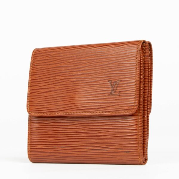 Louis Vuitton Cipango Gold Epi Leather Elise Wallet