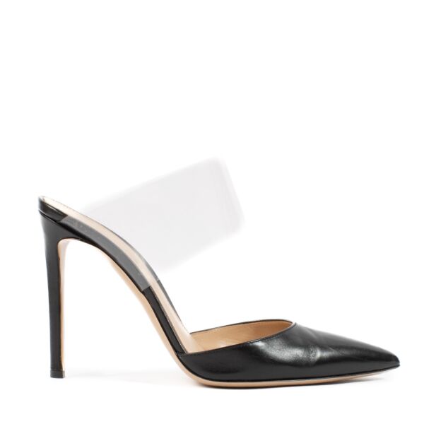 Gianvito Rossi Black PVC Pumps - Size 38 1/2