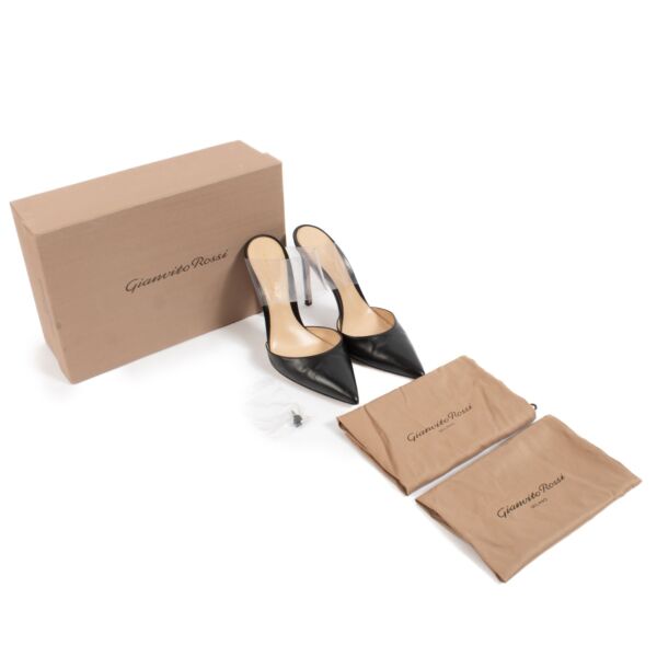 Gianvito Rossi Black PVC Pumps - Size 38 1/2
