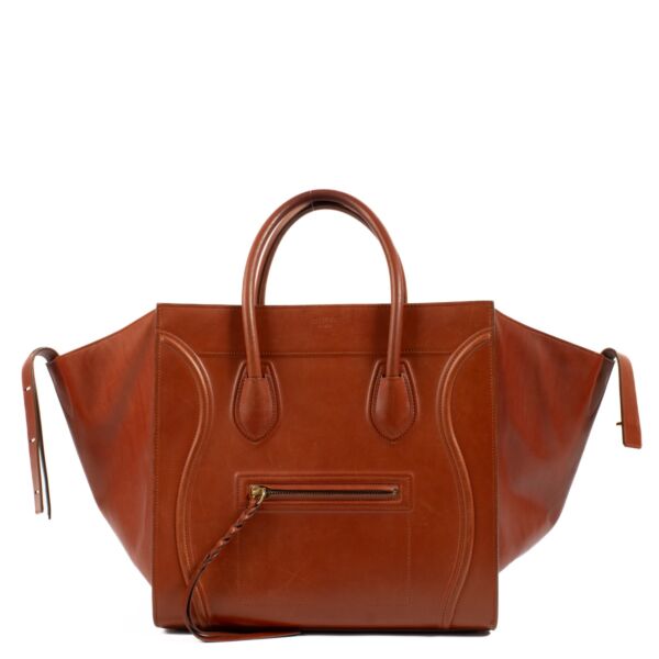 shop 100% authentic second hand Celine Burned Orange Mat Medium Phantom Bag on Labellov.com