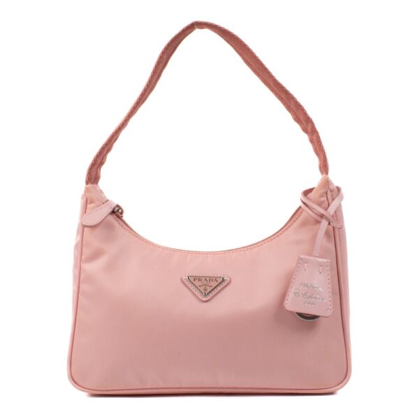 Prada Re-Edition 2000 Re-Nylon Alabaster Pink Bag