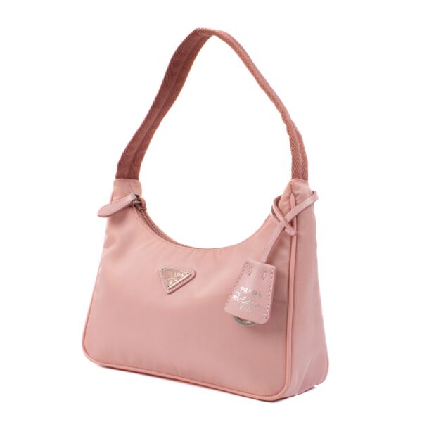 Prada Re-Edition 2000 Re-Nylon Alabaster Pink Bag