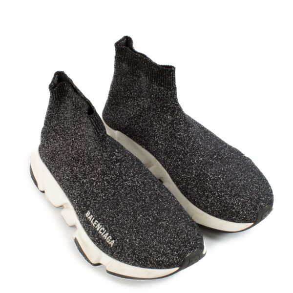 Balenciaga Glitter Speed Sneakers - size 37