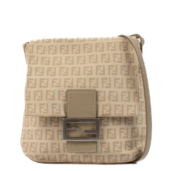 Fendi FF Canvas Vintage Crossbody Bag