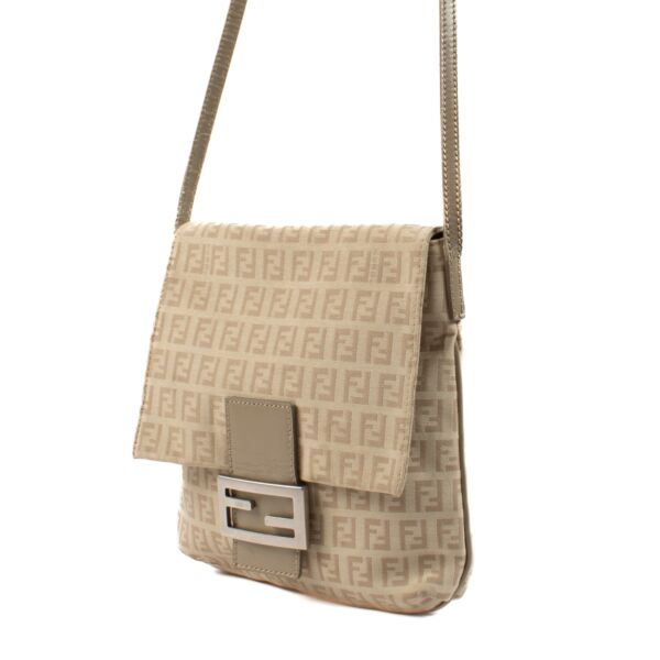 Fendi FF Canvas Vintage Crossbody Bag