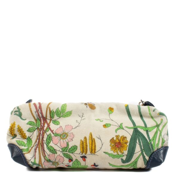 Gucci Vintage Flora Canvas Pouch