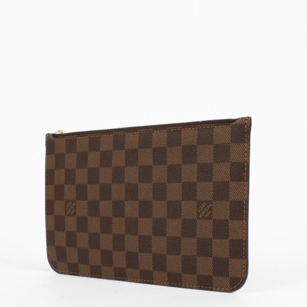 Louis Vuitton Damier Ebene Neverfull Clutch