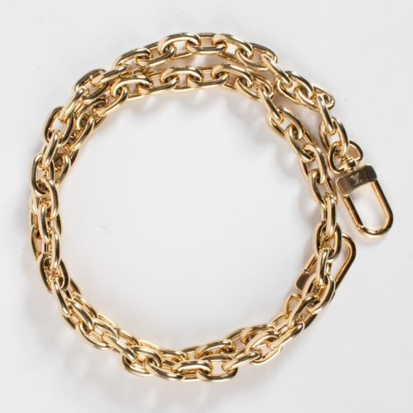 Shop 100% authentic second hand Louis Vuitton Gold Chain Strap on Labellov.com