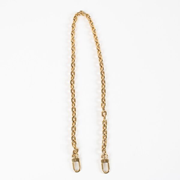 Louis Vuitton Gold Chain Strap