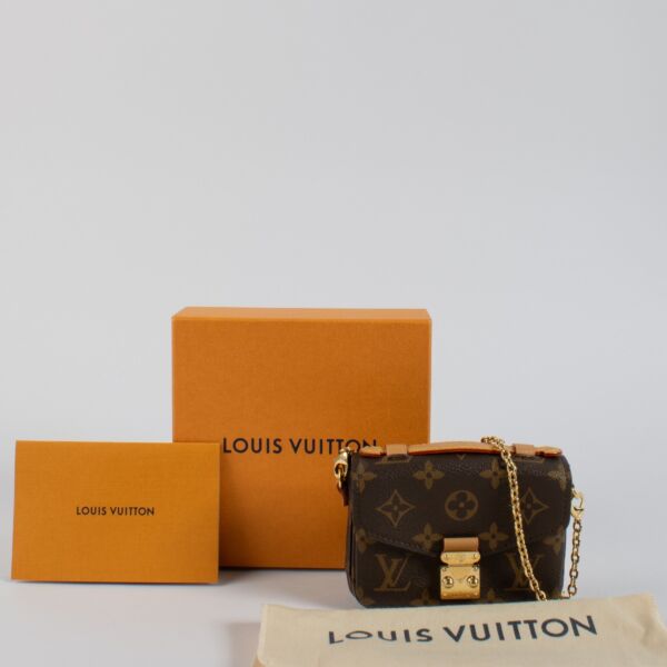 Louis Vuitton Monogram Pochette Micro Metis Bag