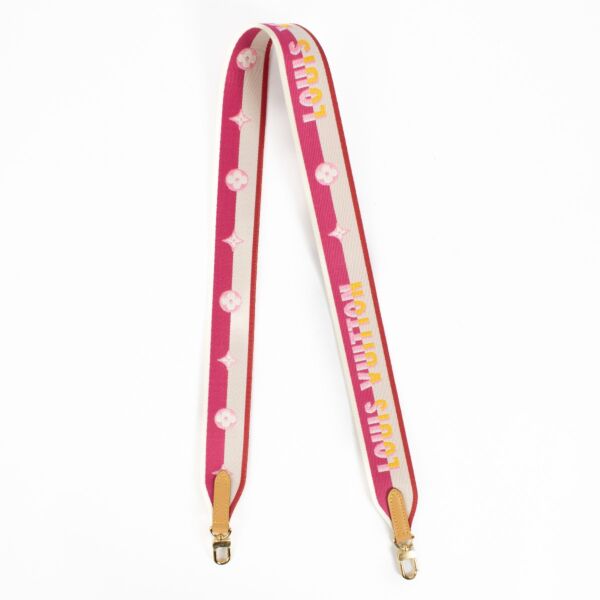 Louis Vuitton Pink Diane Satchel Bag Strap