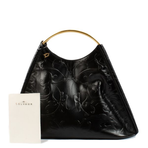 Delvaux Black Jamaica Cordoue Bag