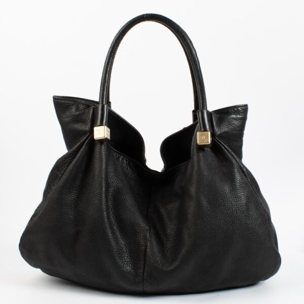 Chanel Black Deerskin Shoulder Bag