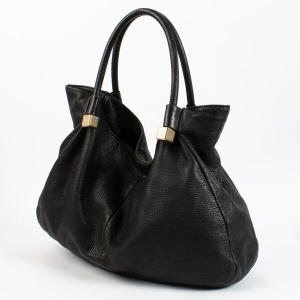 Chanel Black Deerskin Shoulder Bag