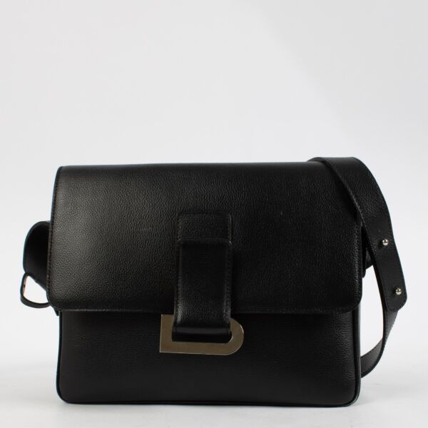 Delvaux Black Poirier Crossbody Bag
