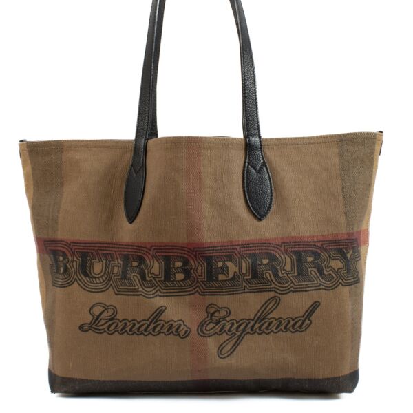 Shop 100% authentic second hand Burberry House Check Tote Bag on Labellov.com