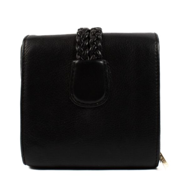 Delvaux Black Leather Eugene Wallet