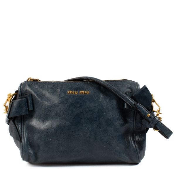 shop 100% authentic second hand Miu Miu Blue Mini Bag on Labellov.com