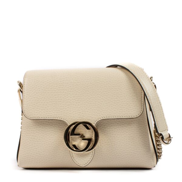 Shop 100% authentic secondhand Gucci White Interlocking GG Crossbody on labellov.com