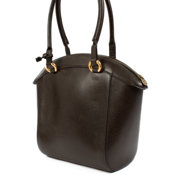 Delvaux Brown Charme Handbag