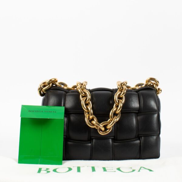 Bottega Veneta Black Chain Cassette Bag