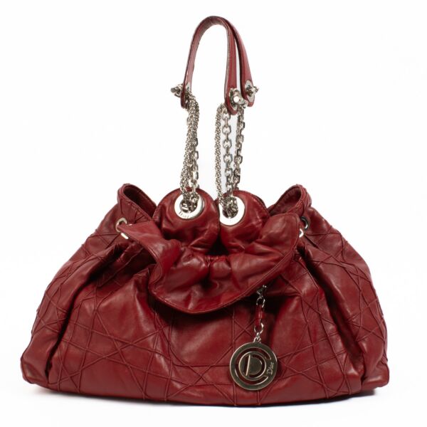 Christian Dior Burgundy Red Le Trente Bag
